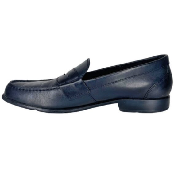 Rockport Men's Black Classic Leather Penny Loafer Cushioned Footbed Sz 10.5M - Picture 4 of 9